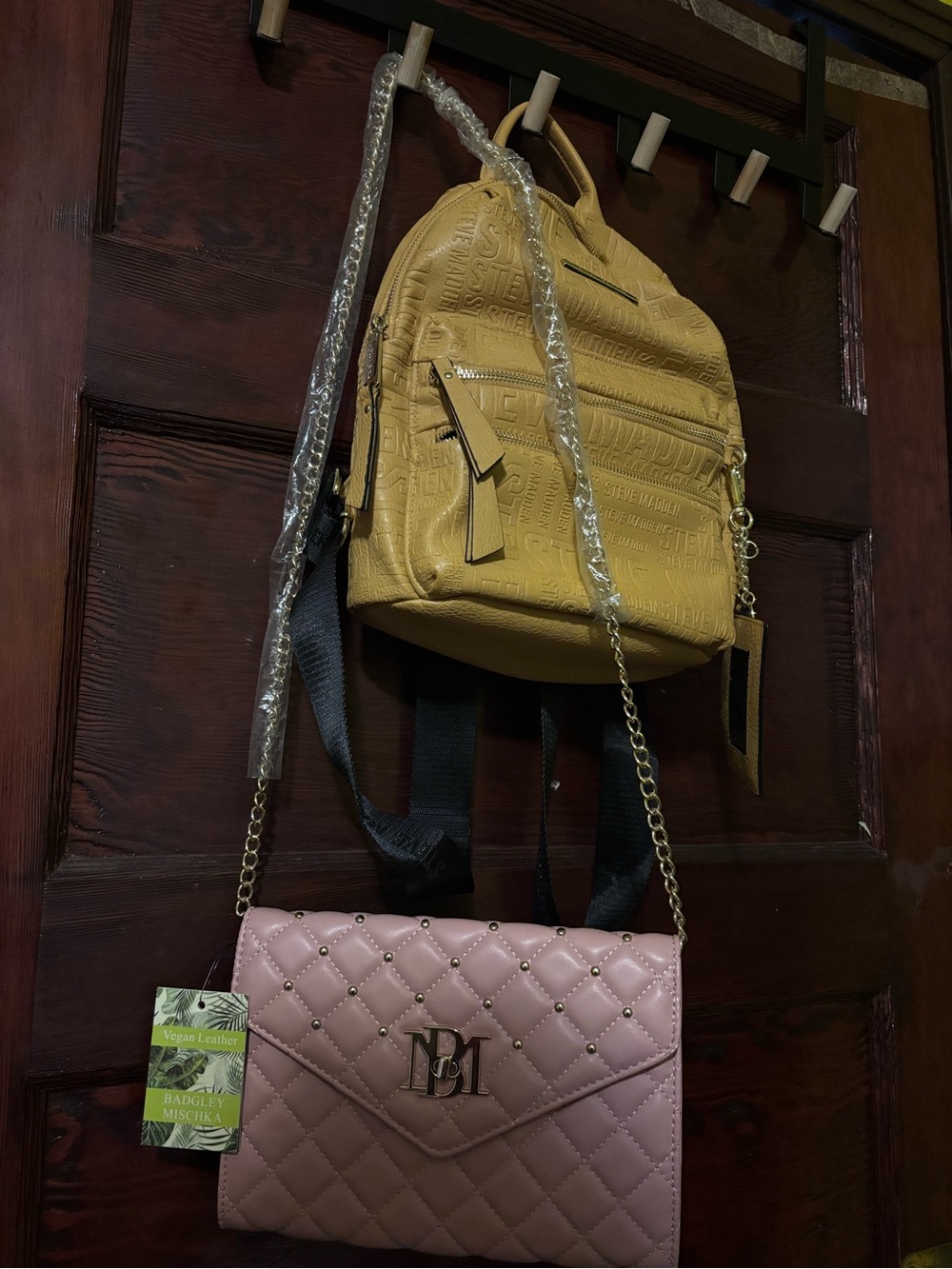 Steve Madden Quilted Pink Chain-strap Crossbody
